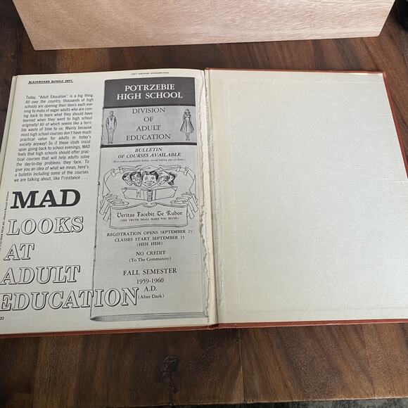 A Golden Trashery of Mad Sid Ceasar Hardcover Mad Magazine 1960 Vintage *READ* - Picture 9 of 9